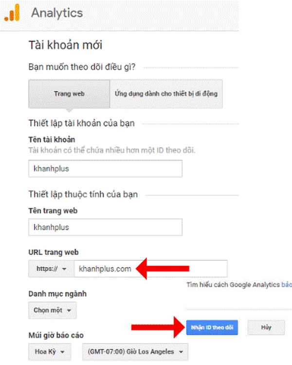 v 2 Hướng dẫn cài đặt Google Analytics wordpress