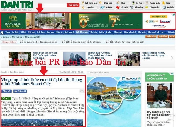 các hình thức quảng cáo trên báo điện tử 3 Tổng hợp các hình thức quảng cáo trên báo điện tử