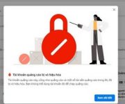 quảng cáo Facebook bị vô hiệu hóa 1 Vì sao tính năng quảng cáo Facebook bị vô hiệu hóa